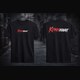 T-Shirt Front & Back · Schwarz