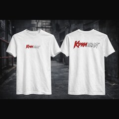 T-Shirt Front & Back · Weiß