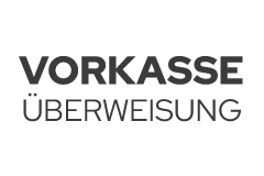 Vorkasse per Überweisung
